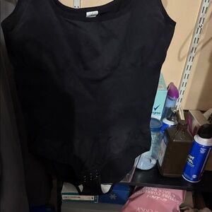 Black Shapewear Bodysuit xxl see pics for measurement it is very tight fitting